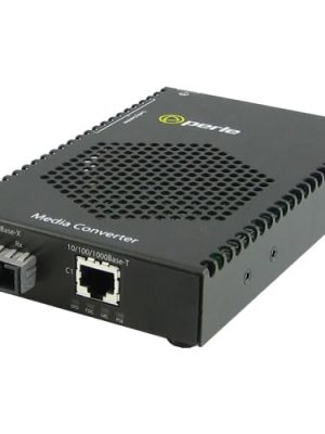 S-1110PP-S2SC160 POE+ MED CVTR (1)10/100/1000T-1000ZX 160KM 2SC