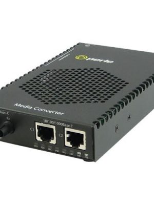 S-1110DPP-M2ST05 POE+ MED CVTR (2)10/100/1000T-1000SX 550M 2ST