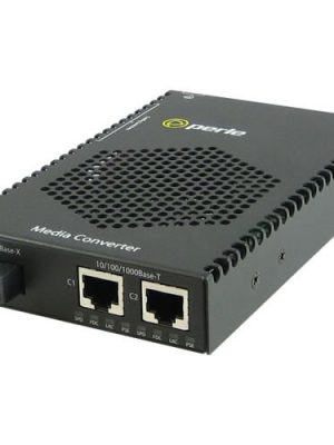 S-1110DPP-S1SC80D POE+ MED CVTR (2)10/100/1000T-1000BXD 80KM 1SC