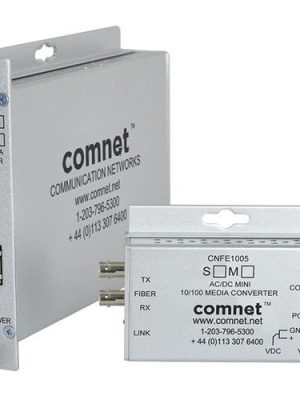100MBPS MEDIA CONVERTER B ST CONNECTOR SM 1 FIBER