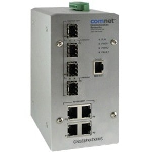 8PORT 1000MBPS MANAGED SWITCH 4 FIBER SFP 4 COPPER INCL PS