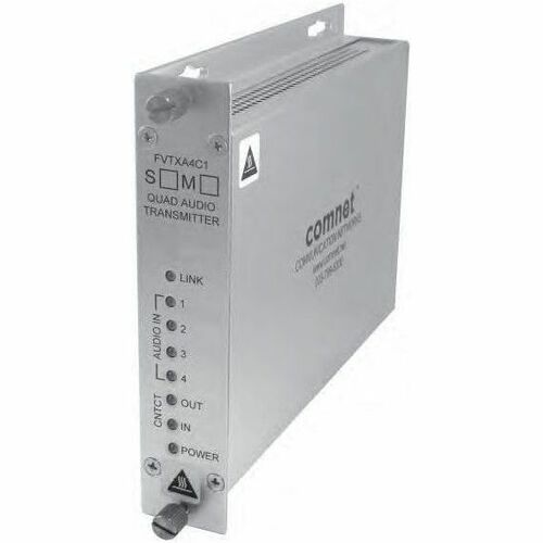 4CH BI-DIR DIGITAL AUDIO WITH CONTACT CLOSURE MM 1 FIBER