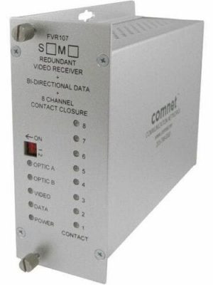 DIGITALLY ENCODED VIDEO RCVR BI-DIRECTION 8 CONTACTS SM 1 FBR