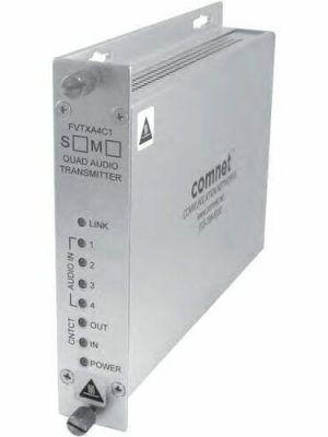4CH BI-DIR DIGITAL AUDIO WITH CONTACT CLOSURE MM 1 FIBER