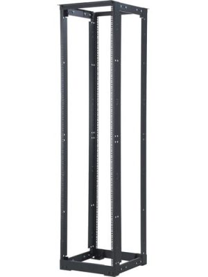 USA 45U 4POST ADJUSTABLE OPEN FRAME RACK W/M6 RAILS 21-32IN DEPTH