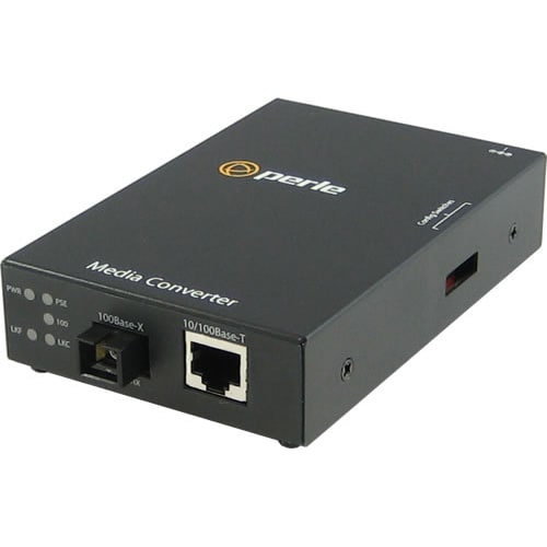 S-110PP-S1SC40U POE+ MEDIA CVTR 10/100BASETX-100BASEBXU SM 2SC 40KM