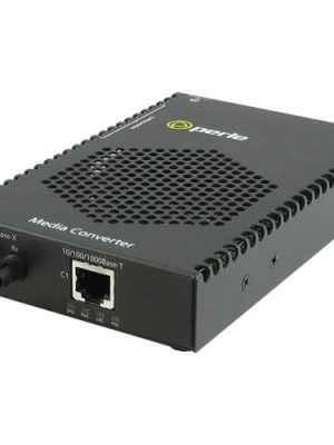 S-1110P-M2ST2 POE MEDIA CVTR 10/100/1000BASET-1000BLX MM 2ST 2KM
