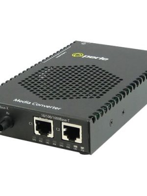 S-1110DP-M2ST2 POE MEDIA CVTR (2)10/100/1000BT-1000BLX MM 2ST 2KM