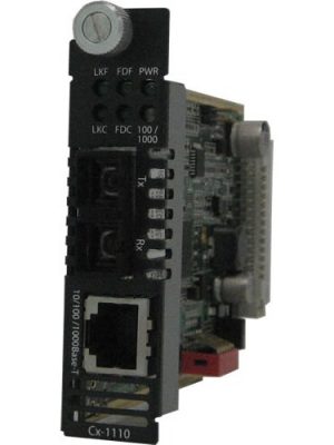 C-1110-M2SC2 MEDIA CVTR 10/100/1000BASET-1000BLX MM 2SC 2KM