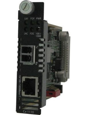 C-1110-M2LC2 MEDIA CVTR 10/100/1000BASET-1000BLX MM 2LC 2KM