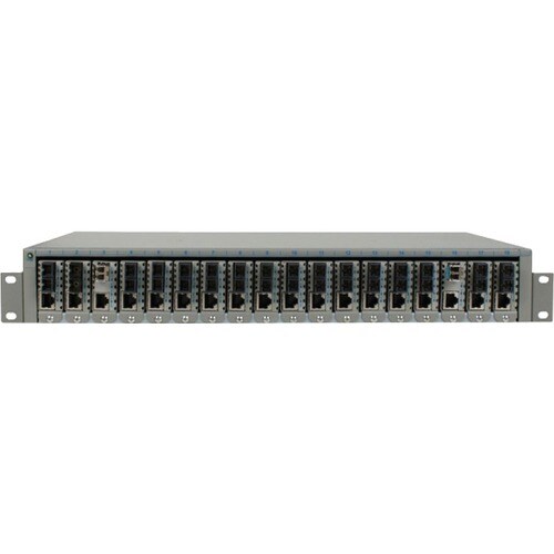 18 MODULE CHASSIS 48VDC POWERfor miConverter