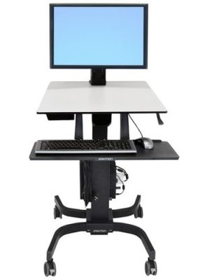 WORKFIT-C SINGLE HD SIT-STAND WORKSTATION