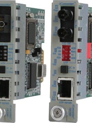 10/100 BASE-T 100BASE-FX FIBER ICONVERTER ETHERNET SC SF 13/15 5KM