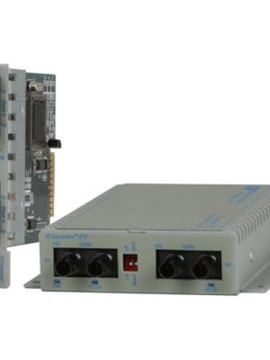 100 BASE-FX FIBER TO FIBER TEMP ICONVERTER ST MM 1310 SC SMSF 13/15