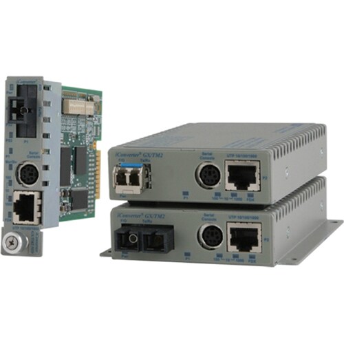 ICONVERTER GX/TM2 10/100/1000 SC/LC TT/DC/PWR W/MGMT EXT TEMP