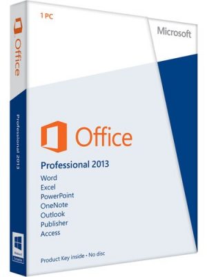 MICROSOFT OFFICE 2013 PROFESSIONAL 32/64-BIT PC
