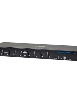 8PORT DUAL LINK USB DVI-I HDB-15 CS1788 KVM AUDIO SUP TAA