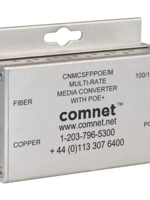 10/100/1000MBPS MEDIA CONVERTER 100FX/1000FX SELECTABLE POE+