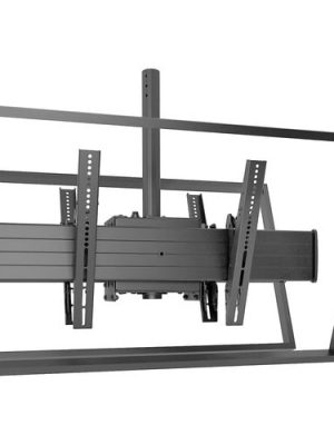 TAA FUSION X-LARGE SINGLE POLE FLAT PANEL CEILING MOUNT BLACK