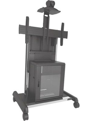 TAA XL FUSION VIDEO CART 1-DISPLAY 37-70IN BLK - MUST SHIP