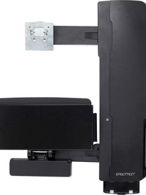 SIT STAND VERTICAL LIFT KEYB FOLDED UP BLK /24IN DISP