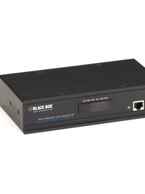 KVM SWITCH WITH (4)IP (16) SERV ERS (1)ANALOG CONSOLE CATX