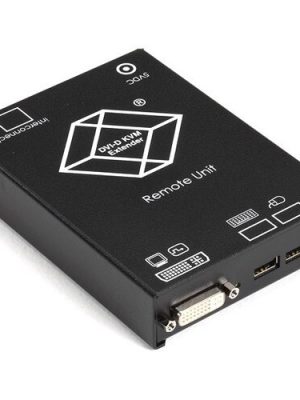 KVM EXTENDER DVI-D USB DUAL ACC ESS RECEIVER UNIT CATX