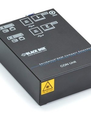 KVM RECEIVER DUAL DVI-D 4X USB HID 2 SM FIBER