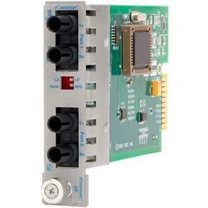 Omnitron Systems ICONVERTER 100B FX ST/MM-ST/SM WIDE TEMP 1310NM/5KM-30KM MODULE 8620-1W