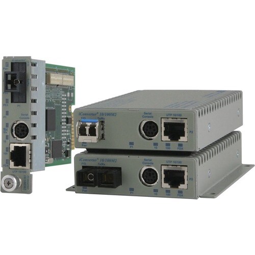 10/100/1000 ETHERNET TO GIGABITFIBER MEDIA CONVERTER ST SM MANAGED