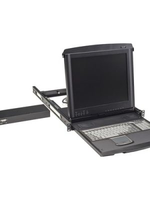 1-PORT 17IN LCD CONSOLE DRAWER WITH CATX KVM SWITCH