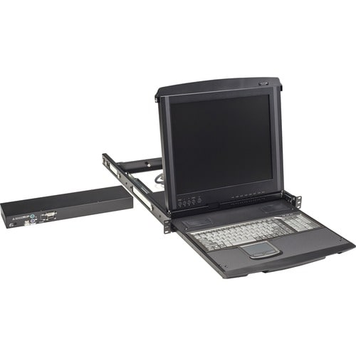 1-PORT 17IN LCD CONSOLE DRAWER WITH CATX KVM SWITCH