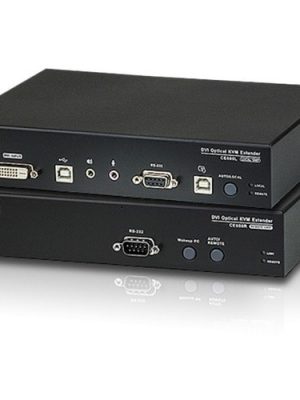 DVI SINGLE LINK OPTICAL CONSOLE EXTENDER WITH AUDIO UP TO 1950FT