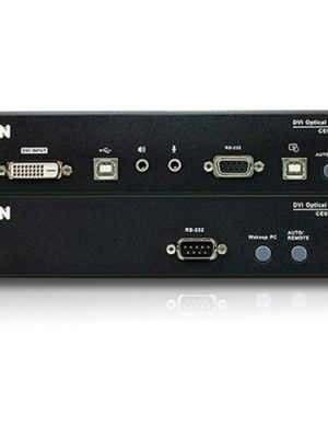 DVI SINGLE LINK OPTICAL CONSOLE EXTENDER WITH AUDIO UP TO 12 MILES