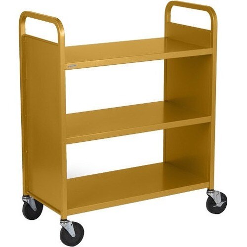 BOOK/UTIL TRUCK 3SHLF 5INC PB SHELF 5IN CASTER PUTTY BEIGE FIN
