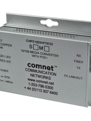 COMMERCIAL 100MBPS MEDIA CONVTR SC MM 1 FBR INAIN POE PS INCL 60W