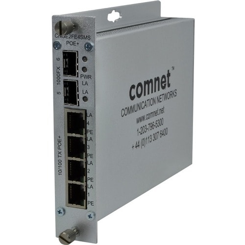 6PORT SELF-MANAGED SWITCH POE 2PORTS 60W 2PORTS 30W POE