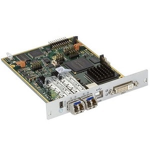 KVM TRANSMITTER VGA/DVI USB HID REDUND SM FIBER MOD EXT CARD
