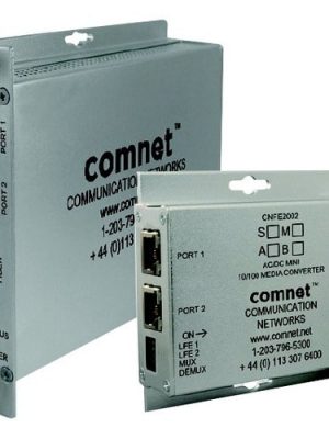 2TX TO 1FX 100MBPS MEDIA CON-B ST AC/DC MM 1 FIBER 48VPOE NO PS