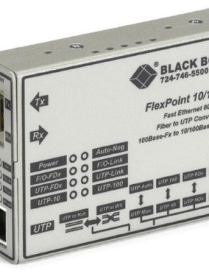 MODULAR MEDIA CONVERTER 10BT /100BASETX TO 100BASE-FX SM LC
