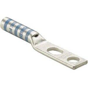 50-.63FT COPPER LUG 6AWG LNG1/4STD SLT