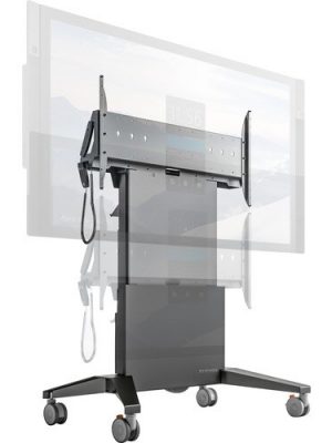 MOBILE STAND-XL ELECTRIC LIFT GRAPHITE & GRAY EXPORT 300LB UL ADA