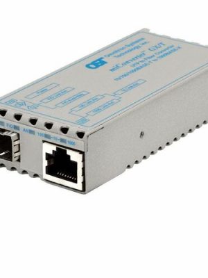 10/100/1000 BASE-T SFP IND TEMP MICONVERTER GX/T FIBER DC 2PIN TERM