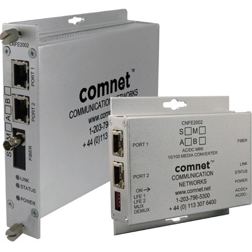 2TX TO 1 FX SMALL SIZE 100MBPS SC CONNECTOR AC/DC PWR MM 2 FBR 48V