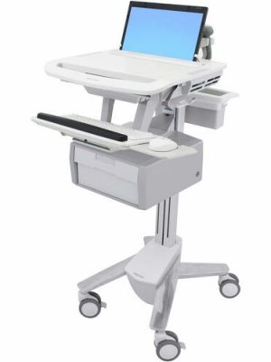 STYLEVLIEW TALL DRAWER LAPTOP CART