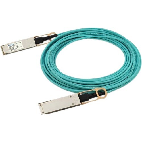 FINISAR 100G QUADWIRE QSFP28 ACTIVE OPTICAL CABLE 9.84 FT FIBER