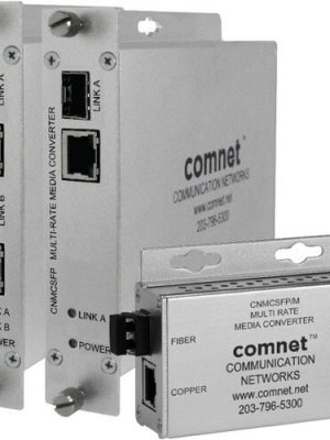 DUAL 10/100/1000MBPS MULTI-RATE MEDIA CONVERTER 100FX/1000FX