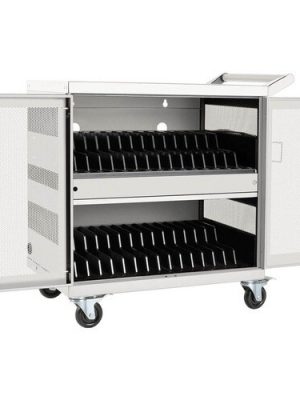 32 PORT CHARGING STATION CART USB ANDROID TABLET IPAD WHITE