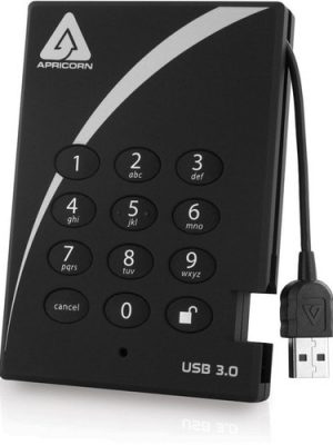 2TB AEGIS PADLOCK SSD AES XTS USB 3.0 HW ENCRYPTED PORTABLE DRIVE
