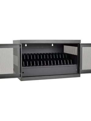 16-PORT USB CHARGING STATION WALLMOUNT CABINET SYNC IPAD GALAXY